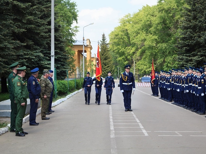 Принятие клятвы юнармейца кадетами 9 классов.